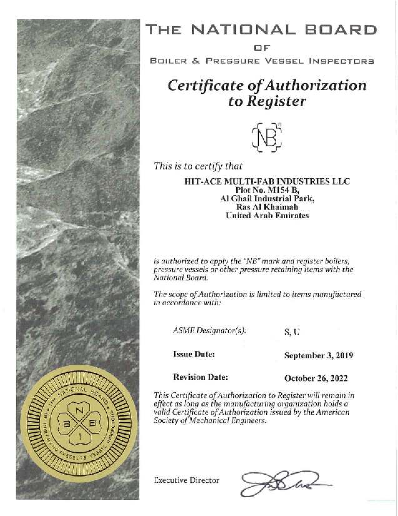 THE NATIONAL BOARD CERTIFICATION